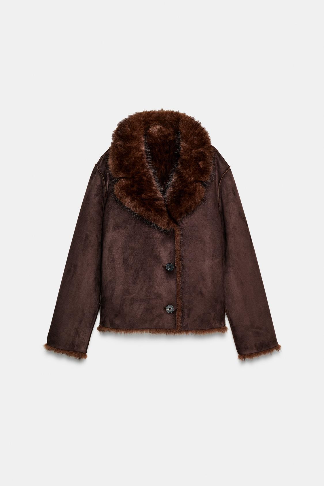 Faux Fur Shearling Jacket