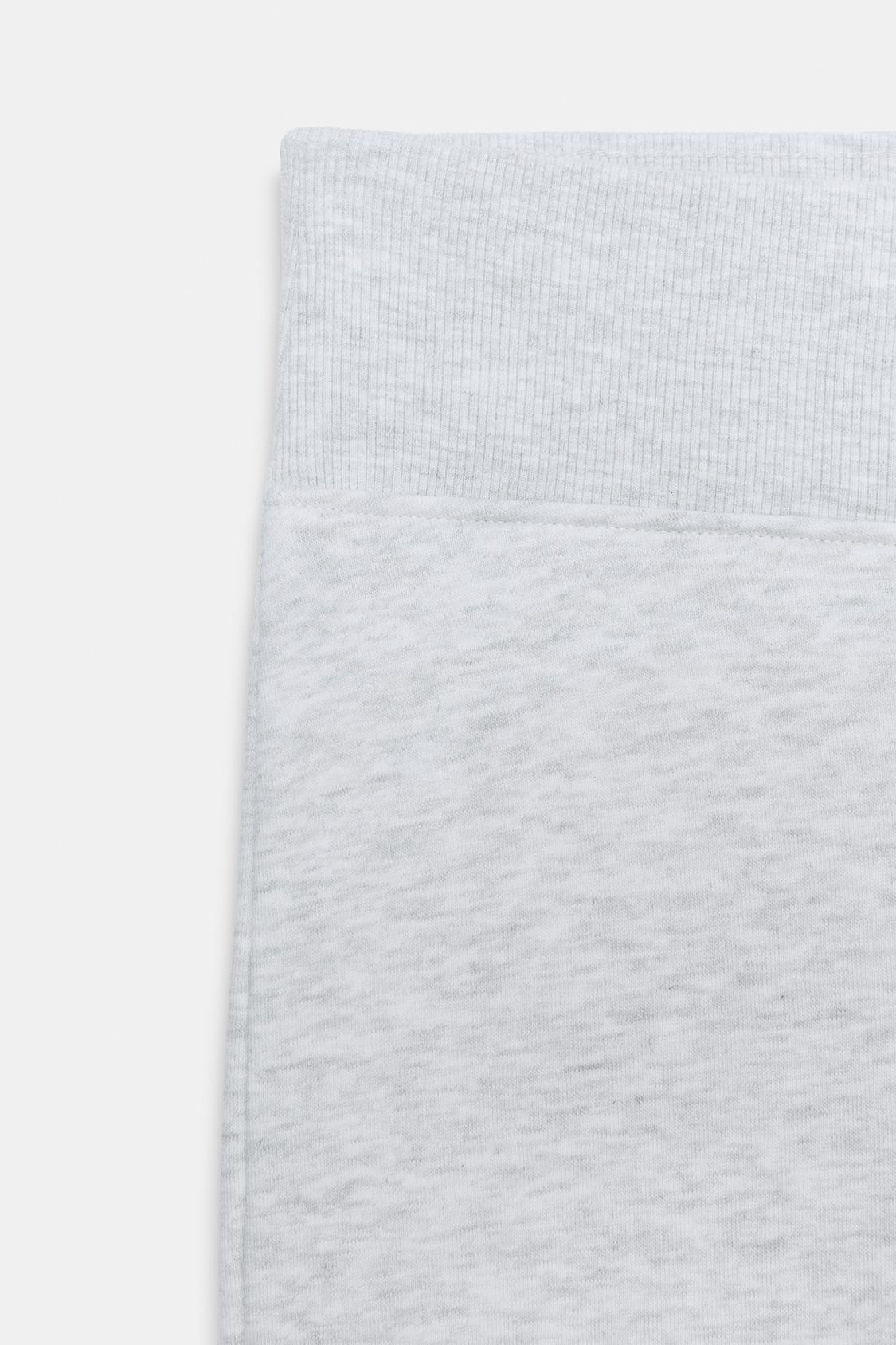 Grey Ribbed Co-ord Set