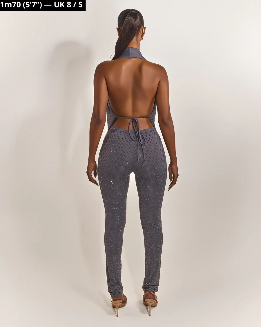 Astra Jumpsuit - Shimmering grey