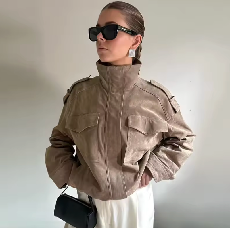 ALYAH ⎸ Meline Suede Jacket