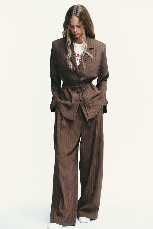 ALYAH SUIT SET BROWN