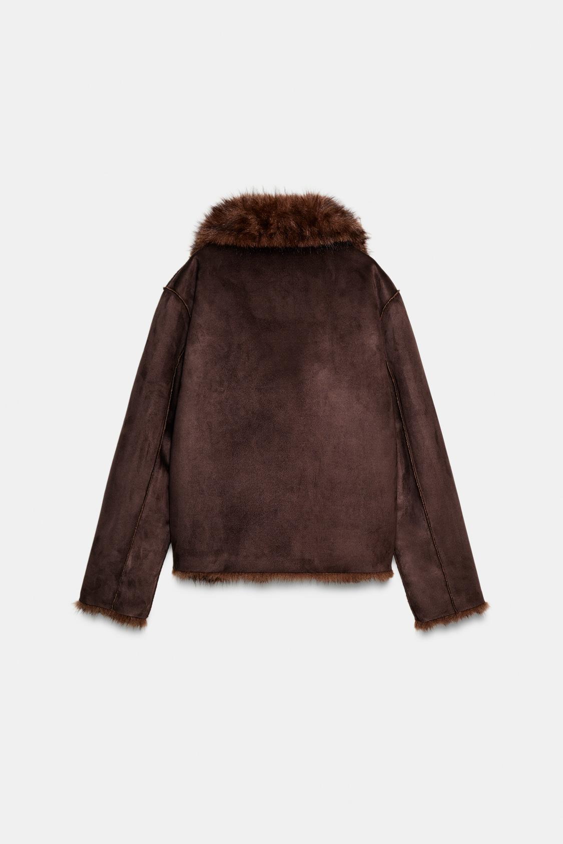 Faux Fur Shearling Jacket