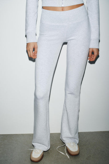 Grey Ribbed Co-ord Set