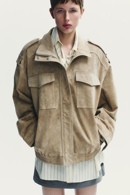 ALYAH ⎸ Meline Suede Jacket