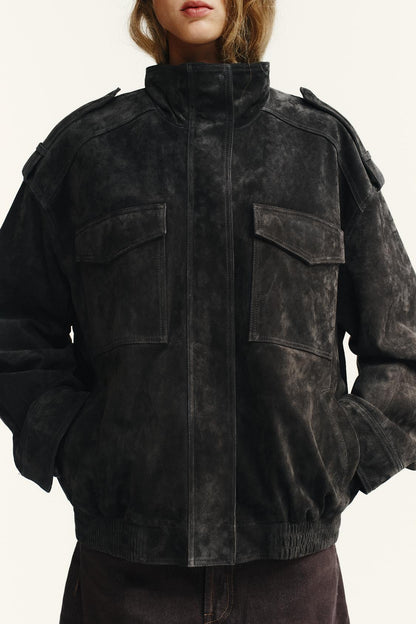 ALYAH ⎸ Meline Suede Jacket