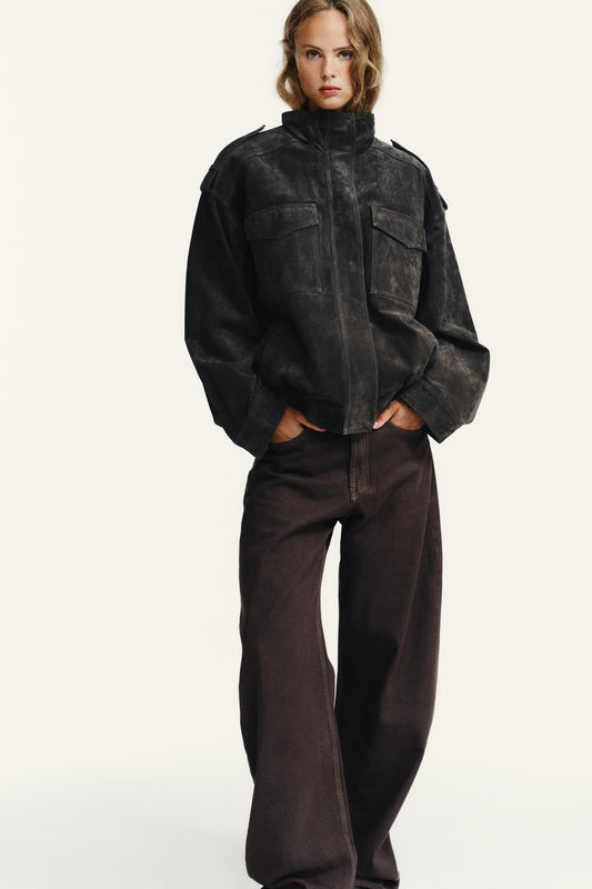 ALYAH ⎸ Meline Suede Jacket