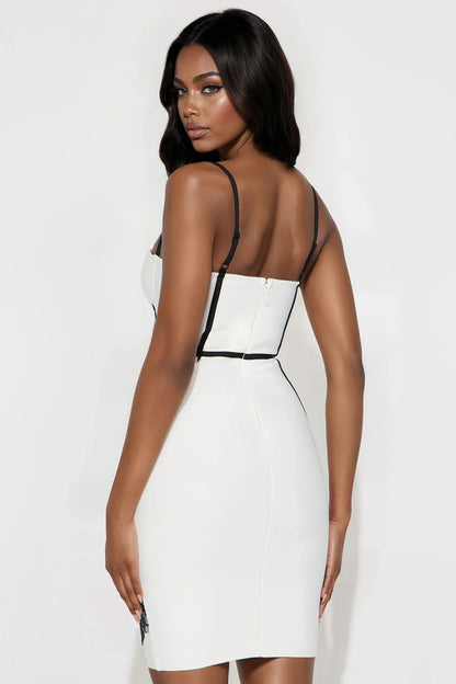 Lace Corset Midi Dress