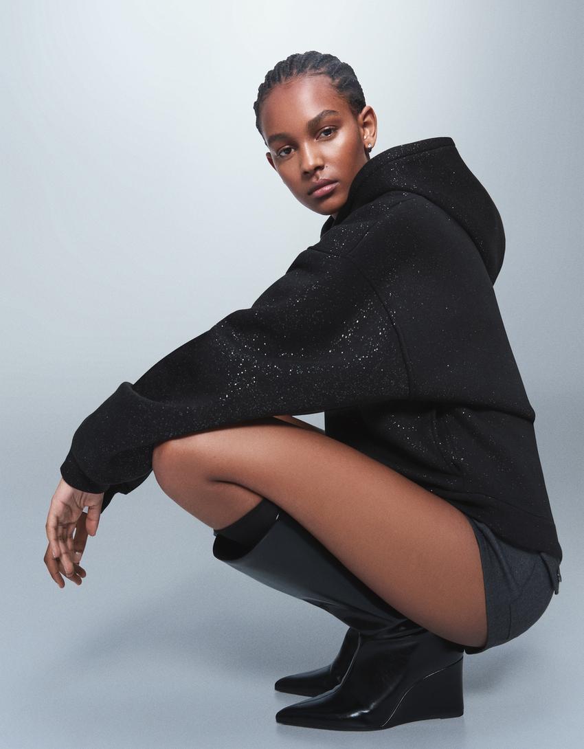 Sparkle Oversized Hoodie