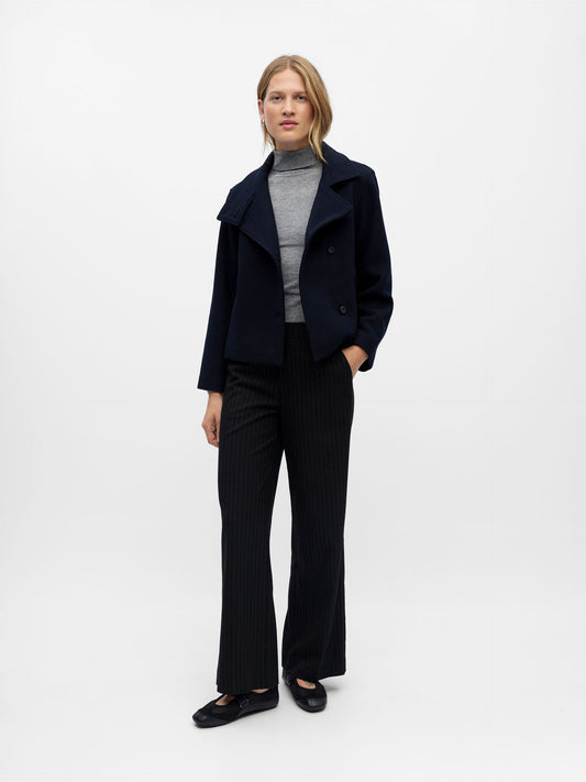 High Neck Cropped Jacket