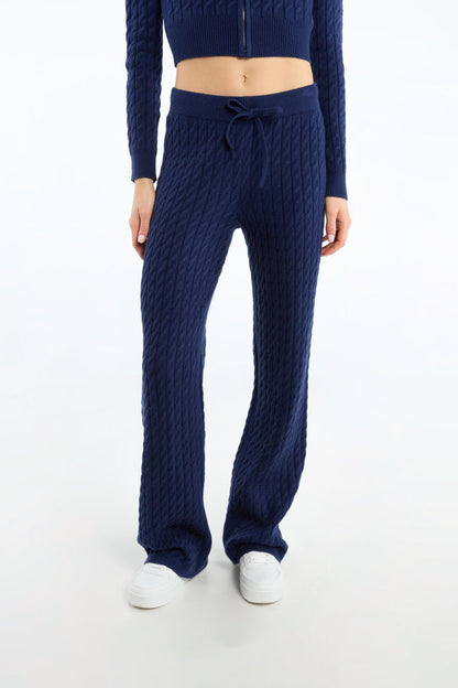 Cozy Knit Zip Set