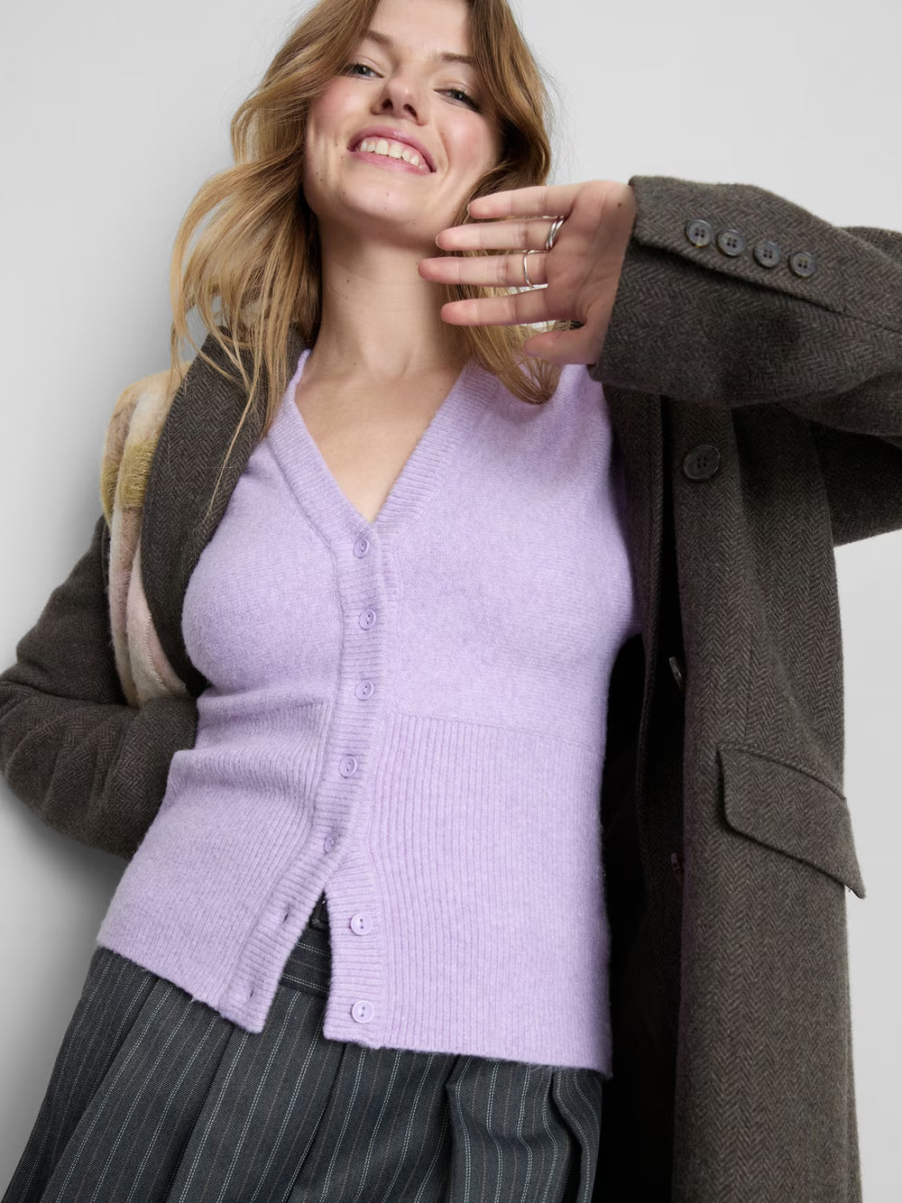 Buttoned Cardigan Sweater