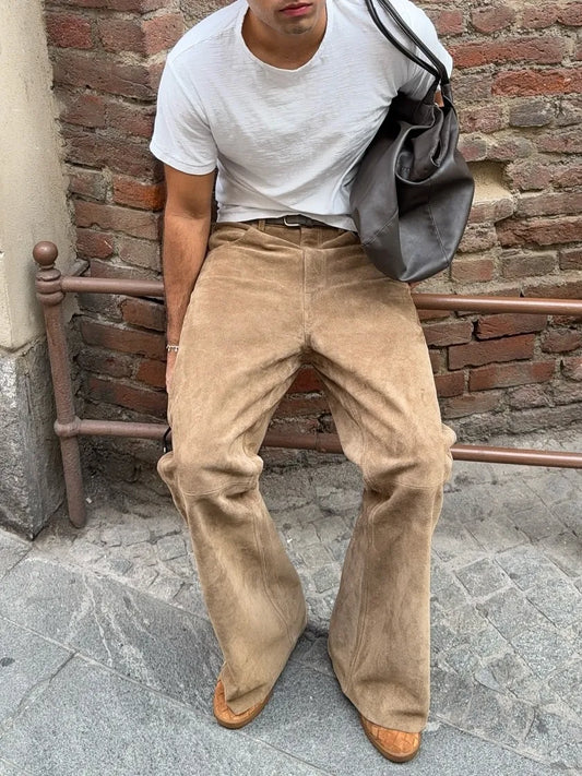 SUEDE PANTS