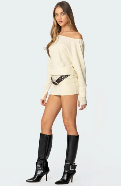 ALYAH™ ⎹ Open Back Mini Dress