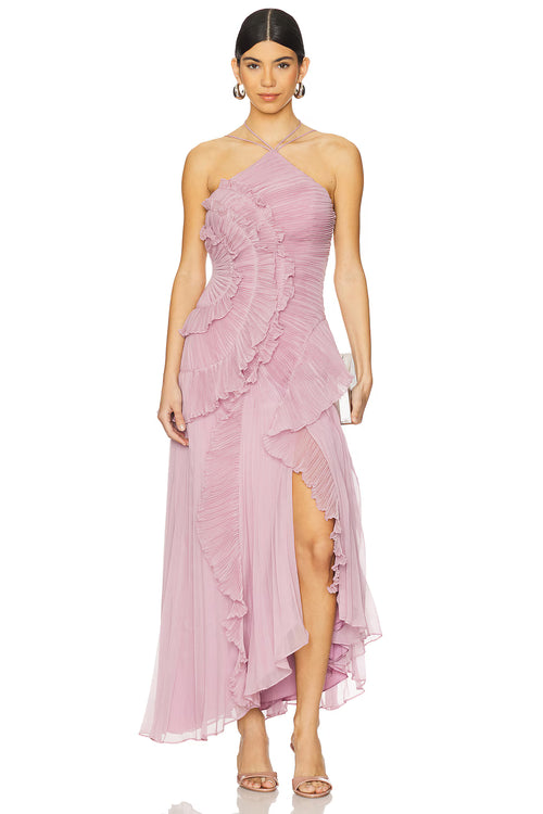 The Elara Dress – Dusty Lavender