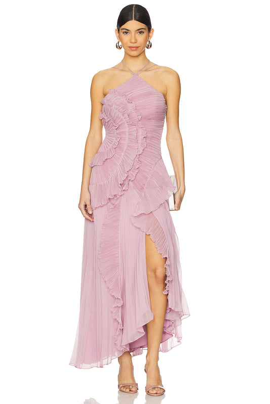 The Elara Dress – Dusty Lavender