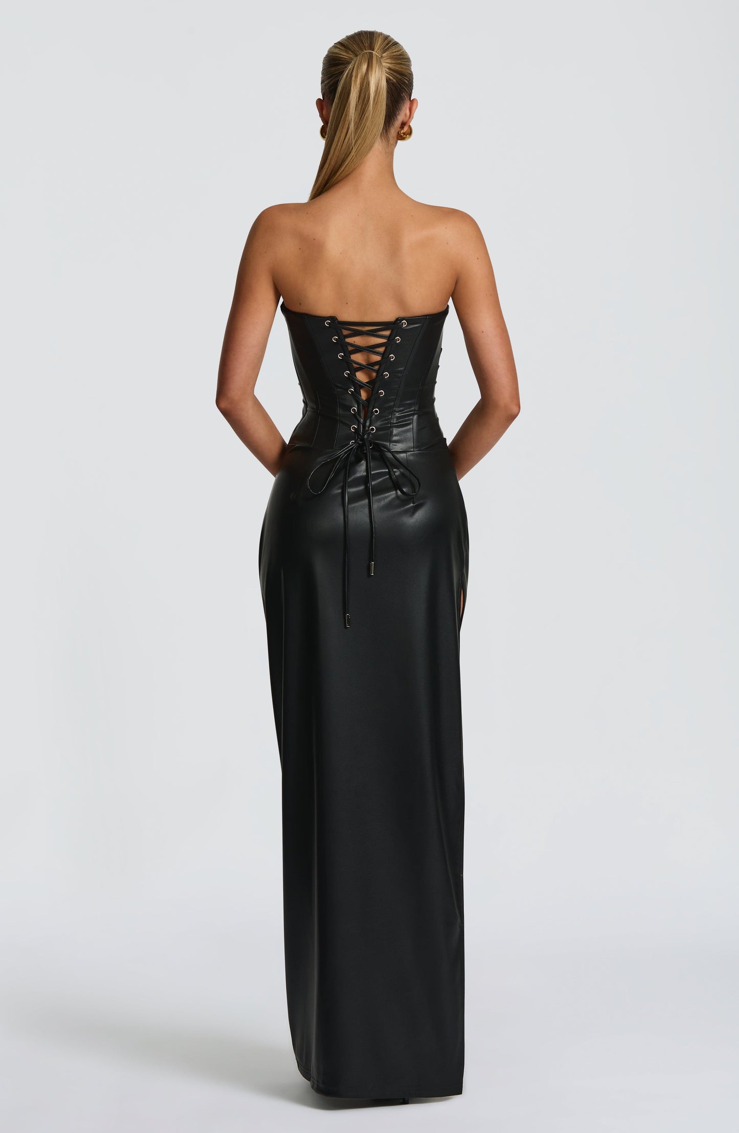 Corset Back Maxi Dress