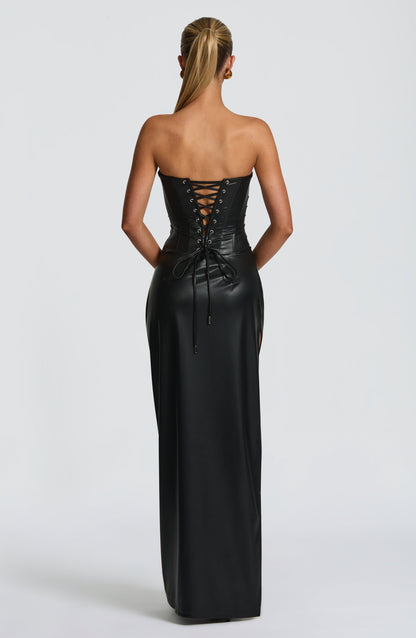 Corset Back Maxi Dress