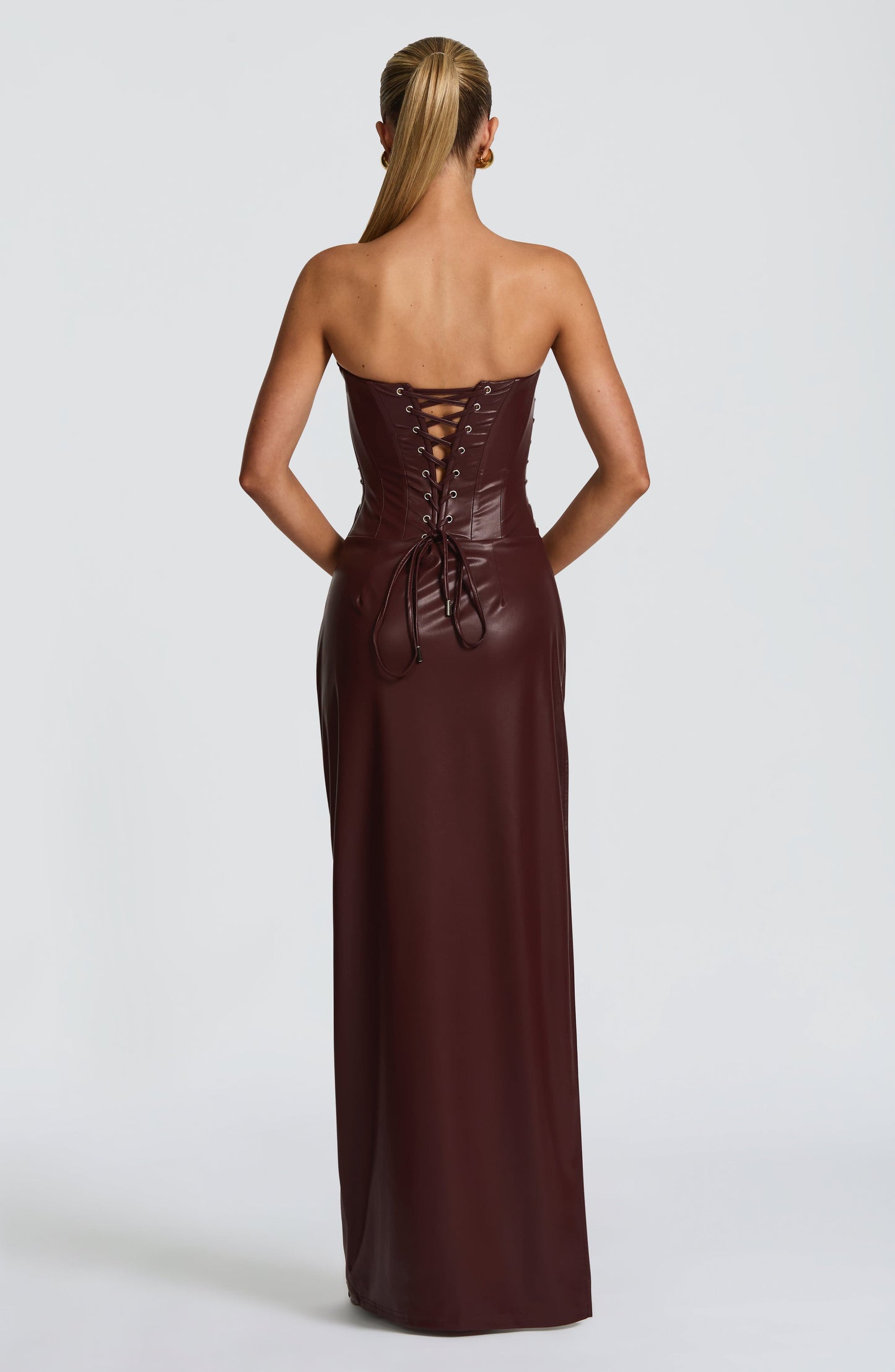 Corset Back Maxi Dress